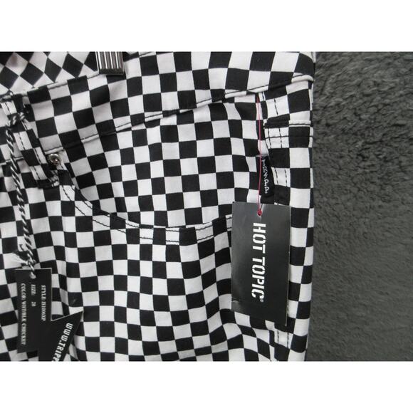 NWT Tripp NYC Daang Goodman Plus Size 28 Checkerboard Skinny Pants HOT TOPIC - Picture 4 of 16